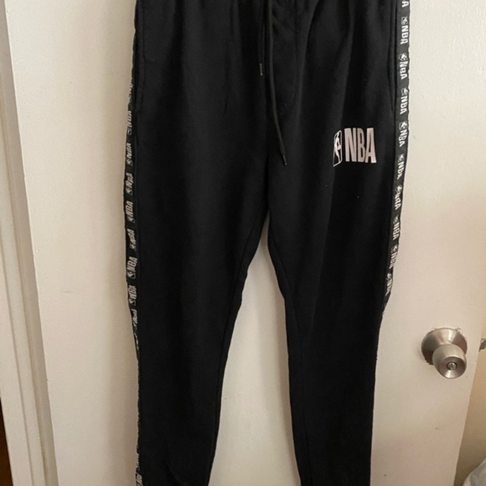 NBA black jogger sweatpants